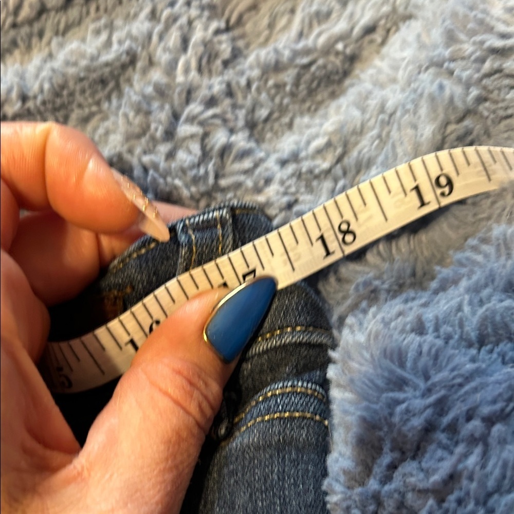 PAIGE Dark Blue Straight Leg Jeans - Picture 8 of 8